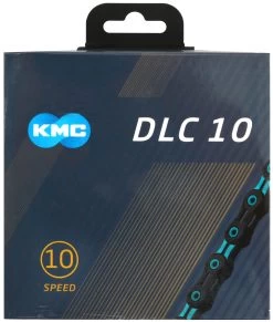KMC X10 DLC 10-fach Kette -Mountainbikes & Zubehör 03 KMC X10 DLC 10 fach Kette Blue a