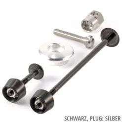 Pitlock Set 01 / GA Sicherungskit -Mountainbikes & Zubehör 20101585 Set 01 GA Black Silber