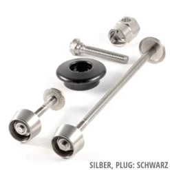 Pitlock Set 01 / GA Sicherungskit -Mountainbikes & Zubehör 20101585 Set 01 GA Siver Black