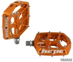 HOPE F20 Plattformpedale -Mountainbikes & Zubehör Hope F20 Plattformpedale orange PDF20C