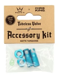 Peaty's Chris King MK2 Tubeless Ventile Accessory Kit -Mountainbikes & Zubehör Peaty s Chris King MK2 Tubless Ventile Accessory Kit PE PTV2 ACCS VLT 3