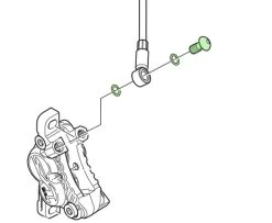Shimano Bremsleitungsschraube Mit Dichtring 5 Shimano Bremsleitungsschraube Mit Dichtring -Mountainbikes & Zubehör Shimano Schraube fur Bremsleitung mit Dichtring Y8H098010 a