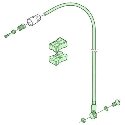 Shimano XT SM-BH90-SBLS Bremsleitung -Mountainbikes & Zubehör Shimano XT Bremsleitung SM BH90 SBLS 20050262 c