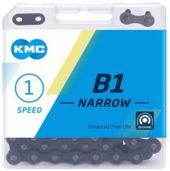 KMC B1 Narrow Singlespeedkette -Mountainbikes & Zubehör groot BB1NB0112 B1 Narrow Black